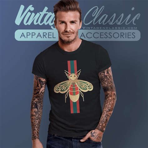 mens gucci t shirt with bee|Gucci loafer with bee.